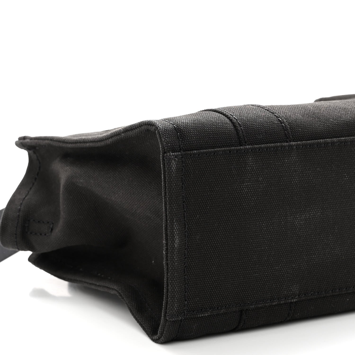 Marc Jacobs Cotton Canvas Mini The Traveler Tote Bag Black 7 of 9