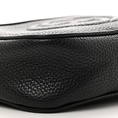 Gucci Pebbled Calfskin Mini Soho Disco Bag Black 9 of 10