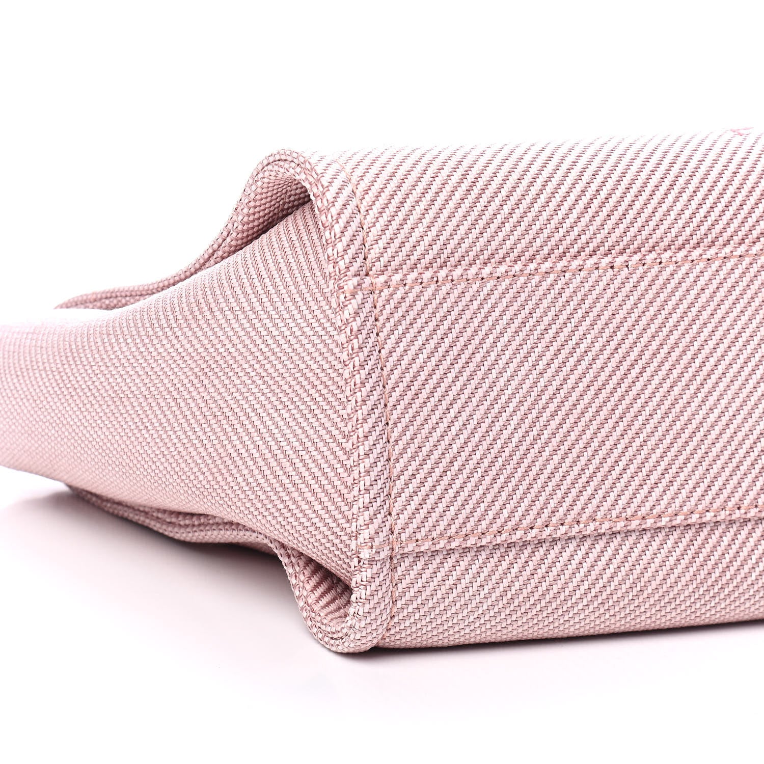 Chanel Mixed Fibers Calfskin Small Deauville Tote Rose Pink 8 of 9