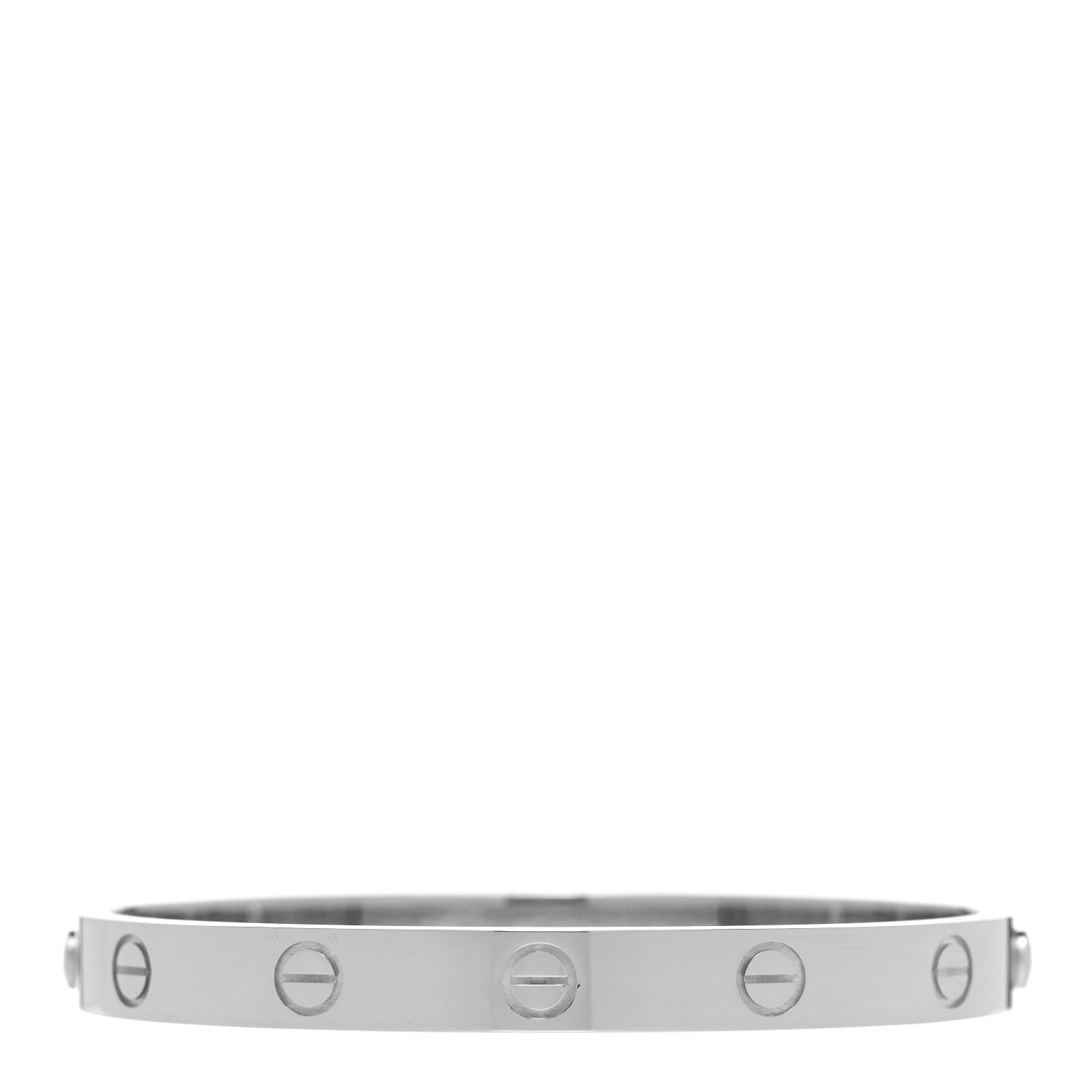 Cartier 18K White Gold LOVE Bracelet 16 1 of 4