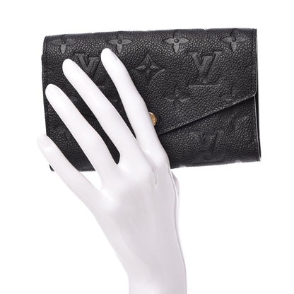 Louis Vuitton Empreinte Compact Curieuse Wallet Black 2 of 8