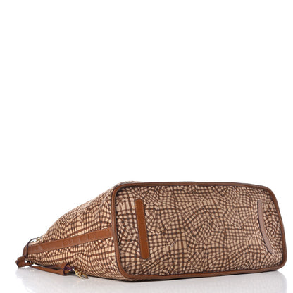 MCM Visetos Liz Reversible Shopper Tote Cognac 8 of 26