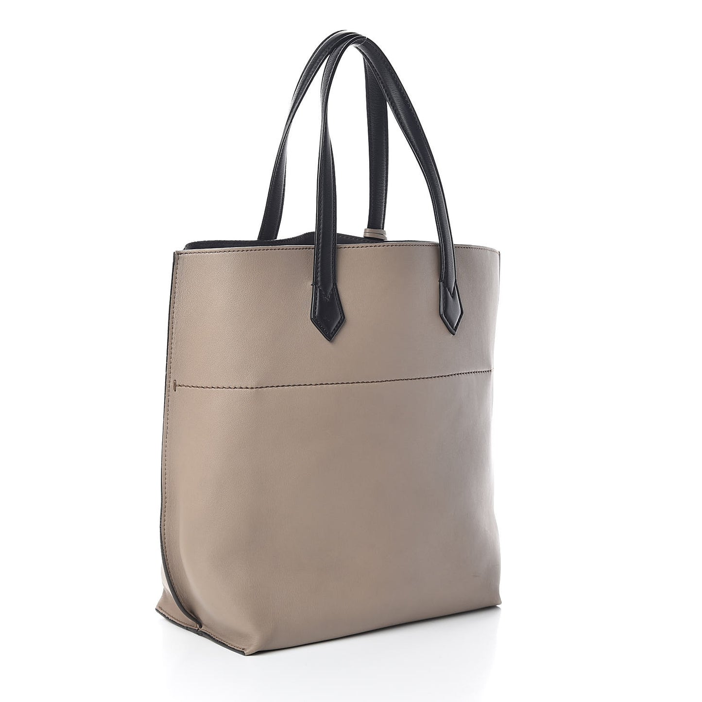 Vitello All In Shopper Tote Tortora Black