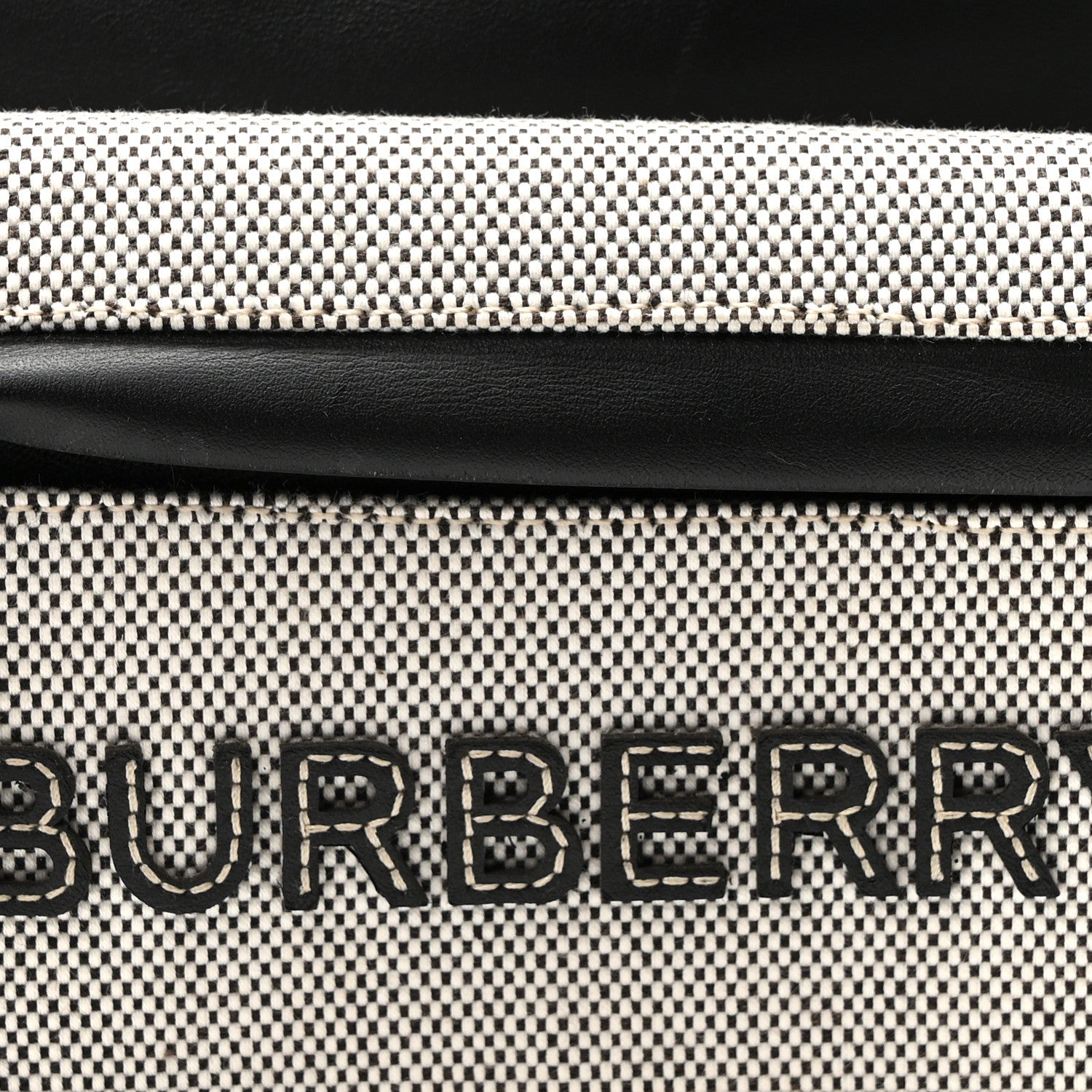 Burberry Canvas Horseferry Print Double Olympia Shoulder Bag Black 7 of 9