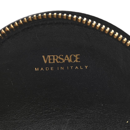 Versace Calfskin Medusa Coin Pouch Black 6 of 8
