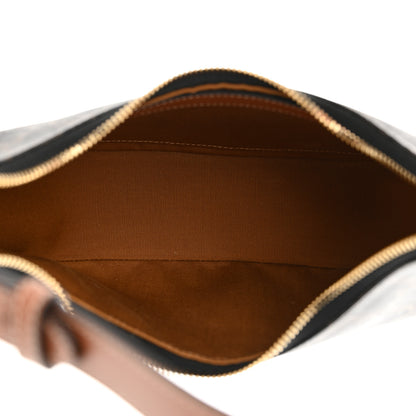 Celine Triomphe Canvas Calfskin Ava Shoulder Bag Tan 5 of 11