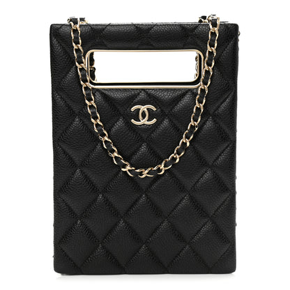 Chanel Caviar Quilted Evening Box Bag Black 1 of 11