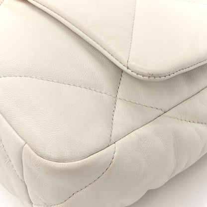 Chanel Lambskin Quilted Medium Chanel 19 Flap White 14 of 15