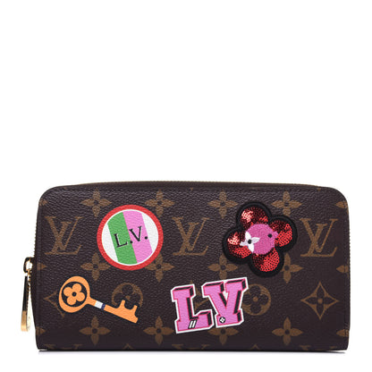 Louis Vuitton Monogram Travel Stickers Zippy Wallet 1 of 10