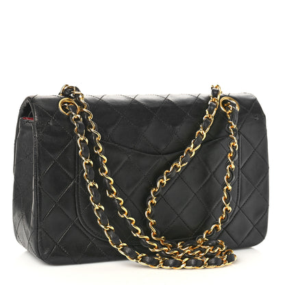 Chanel Lambskin Quilted Small Double Flap Black 3 of 11