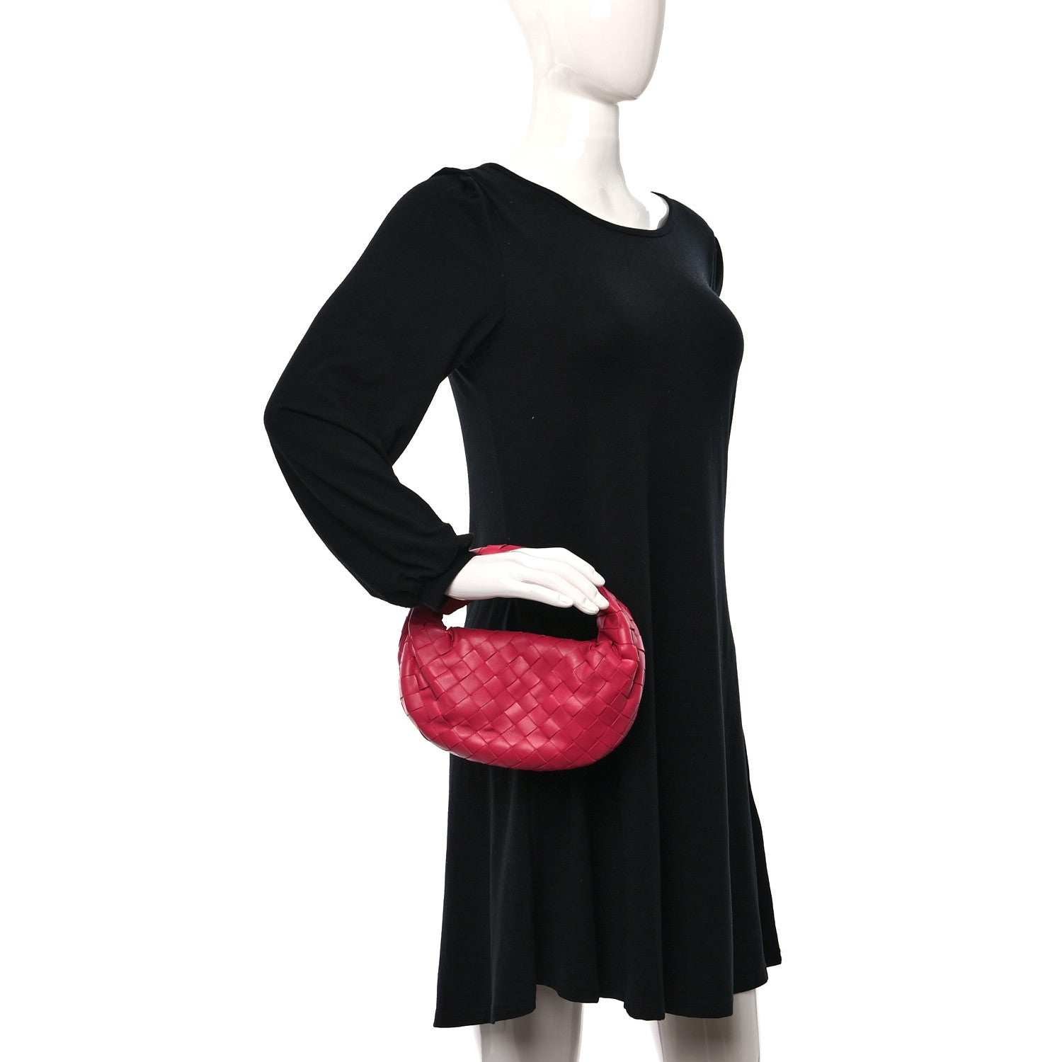 Bottega Veneta Nappa Intrecciato Mini Jodie Cranberry 2 of 8