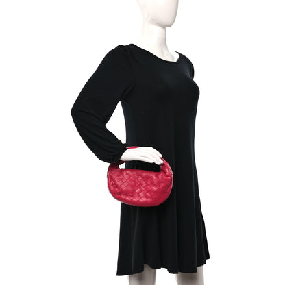 Bottega Veneta Nappa Intrecciato Mini Jodie Cranberry 2 of 8