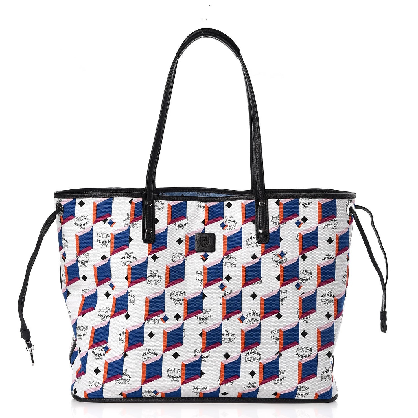 Visetos Reversible Shopper Tote Blue