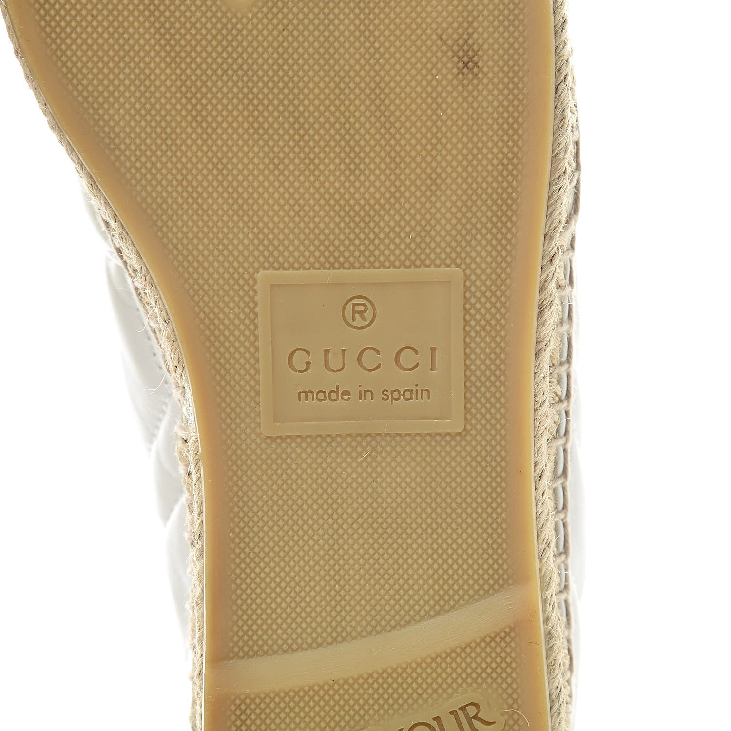 Gucci Nappa Matelasse GG Marmont Espadrilles 36.5 Great White 8 of 11