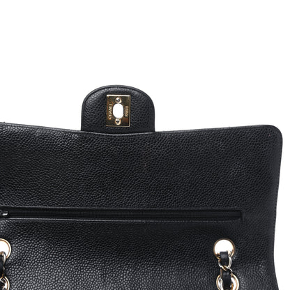 Chanel Caviar Quilted Medium Double Flap Black 36 of 39
