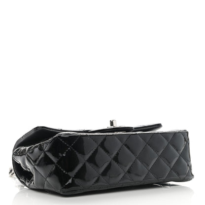 Chanel Patent Calfskin Quilted Mini Rectangular Flap Black 4 of 11