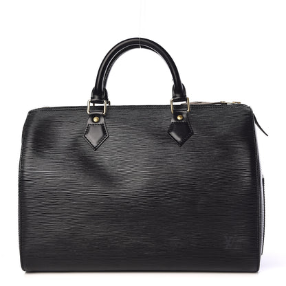 Louis Vuitton Epi Speedy 30 Black 1 of 11