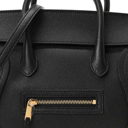 Celine Grained Calfskin Little New Luggage Black 8 of 10
