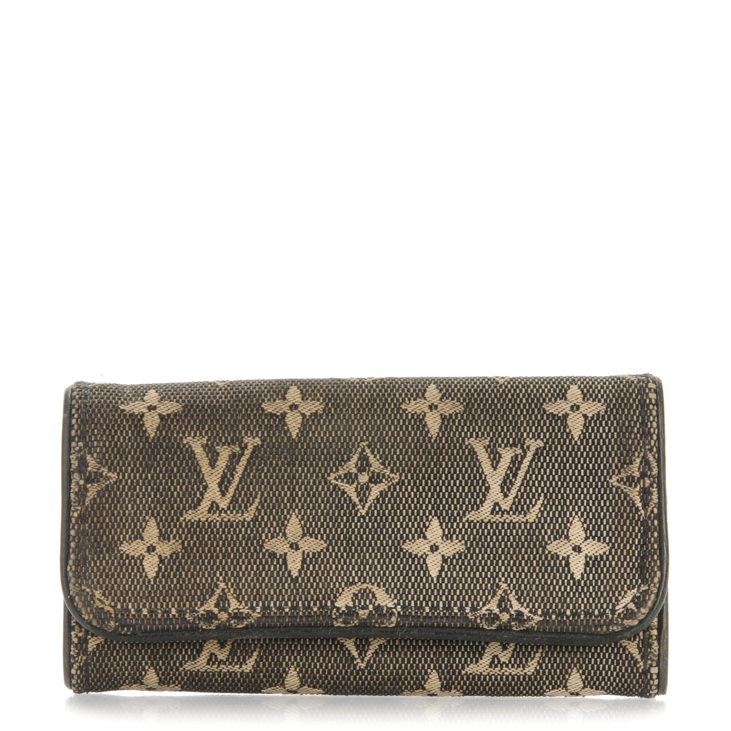 Louis Vuitton Mini Monogram 4 Key Multicles Holder Black 1 of 7