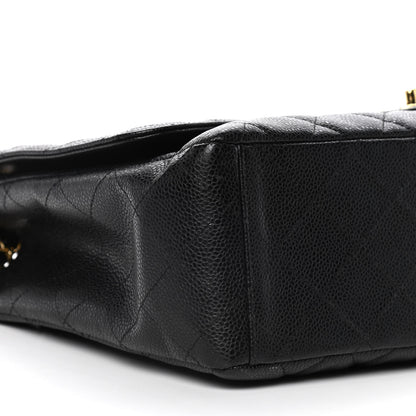 Chanel Caviar Quilted Maxi Single Flap Black 8 of 9