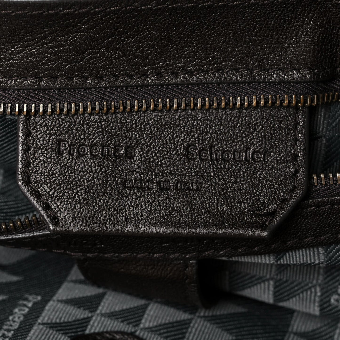 Lambskin Large PS1 Satchel Chocolate