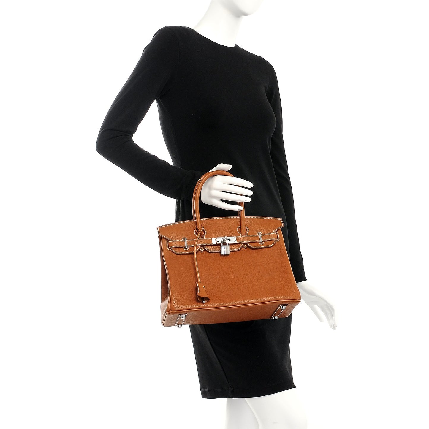 Natural Barenia Faubourg Birkin 30 Fauve
