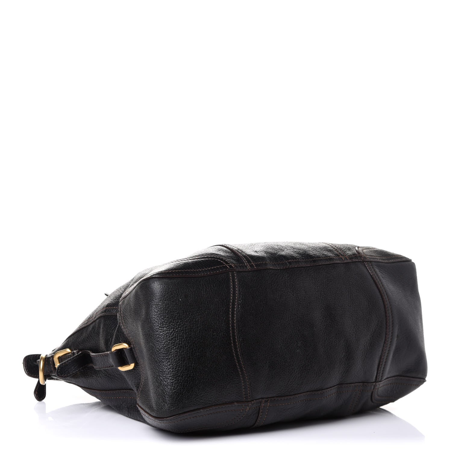 Prada Cervo Antik Shoulder Bag Black 4 of 24