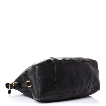 Prada Cervo Antik Shoulder Bag Black 4 of 24
