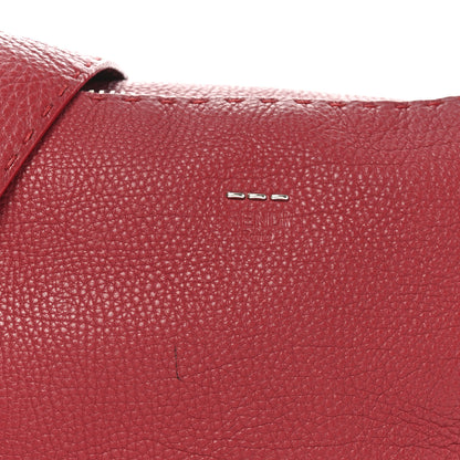 Fendi Cuoio Romano Selleria Lei Boston Tote Rosso 8 of 11