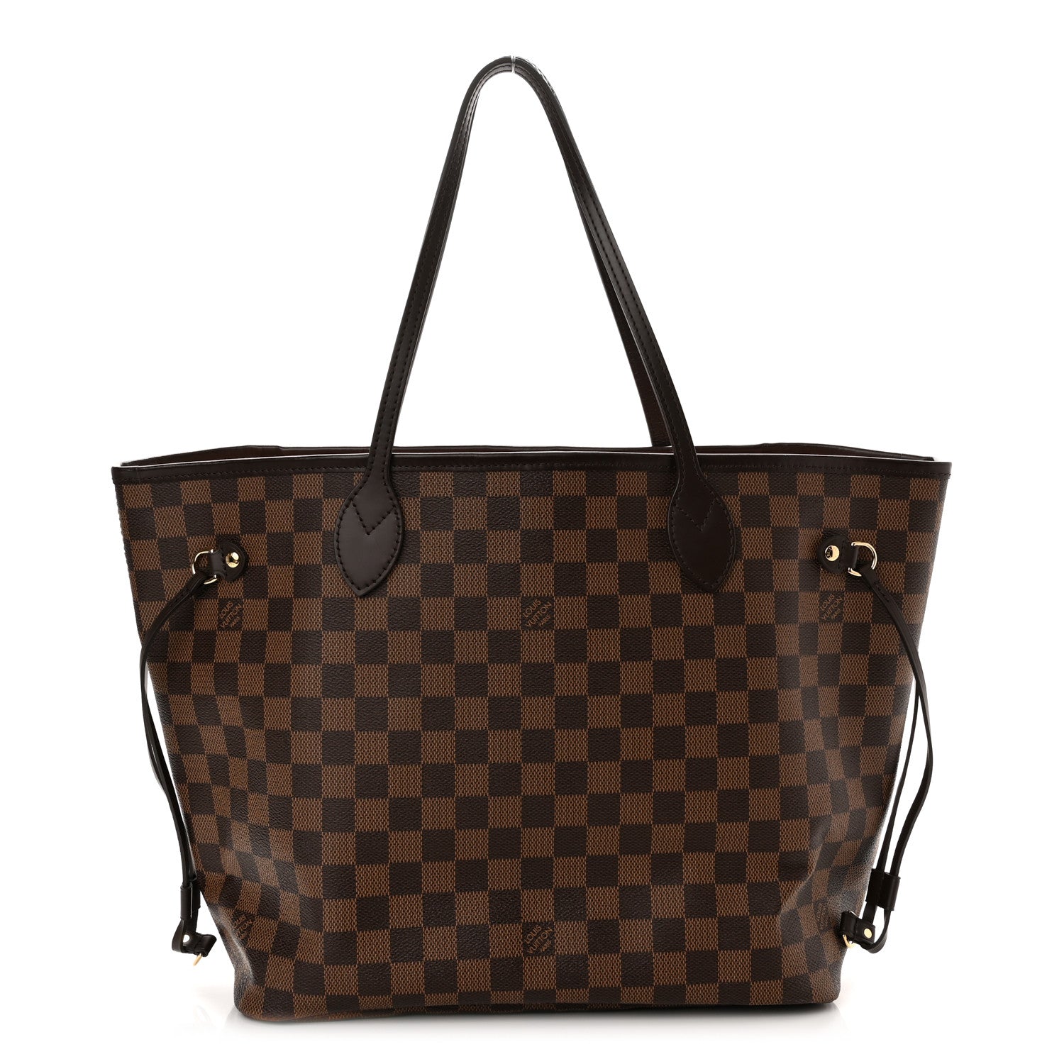 Louis Vuitton Damier Ebene Neo Neverfull MM Rose Ballerine 1 of 11