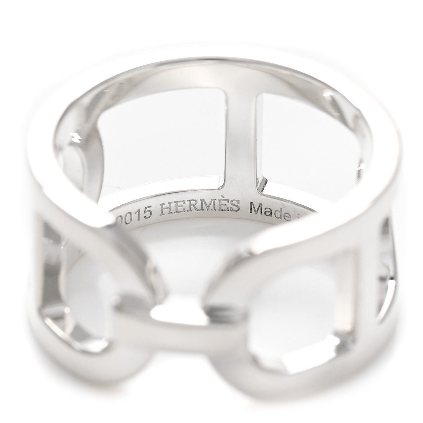 Sterling Silver MM Ever Chaine d'Ancre Ring 53 6.5
