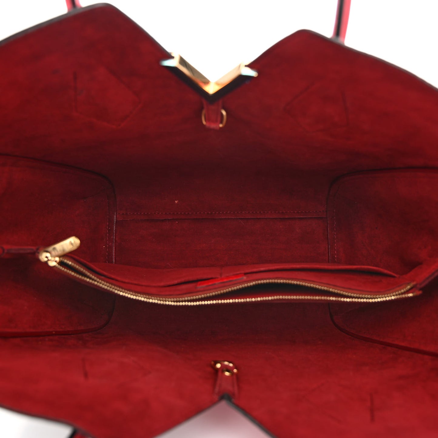 Calfskin Monogram Kimono Tote Cherry