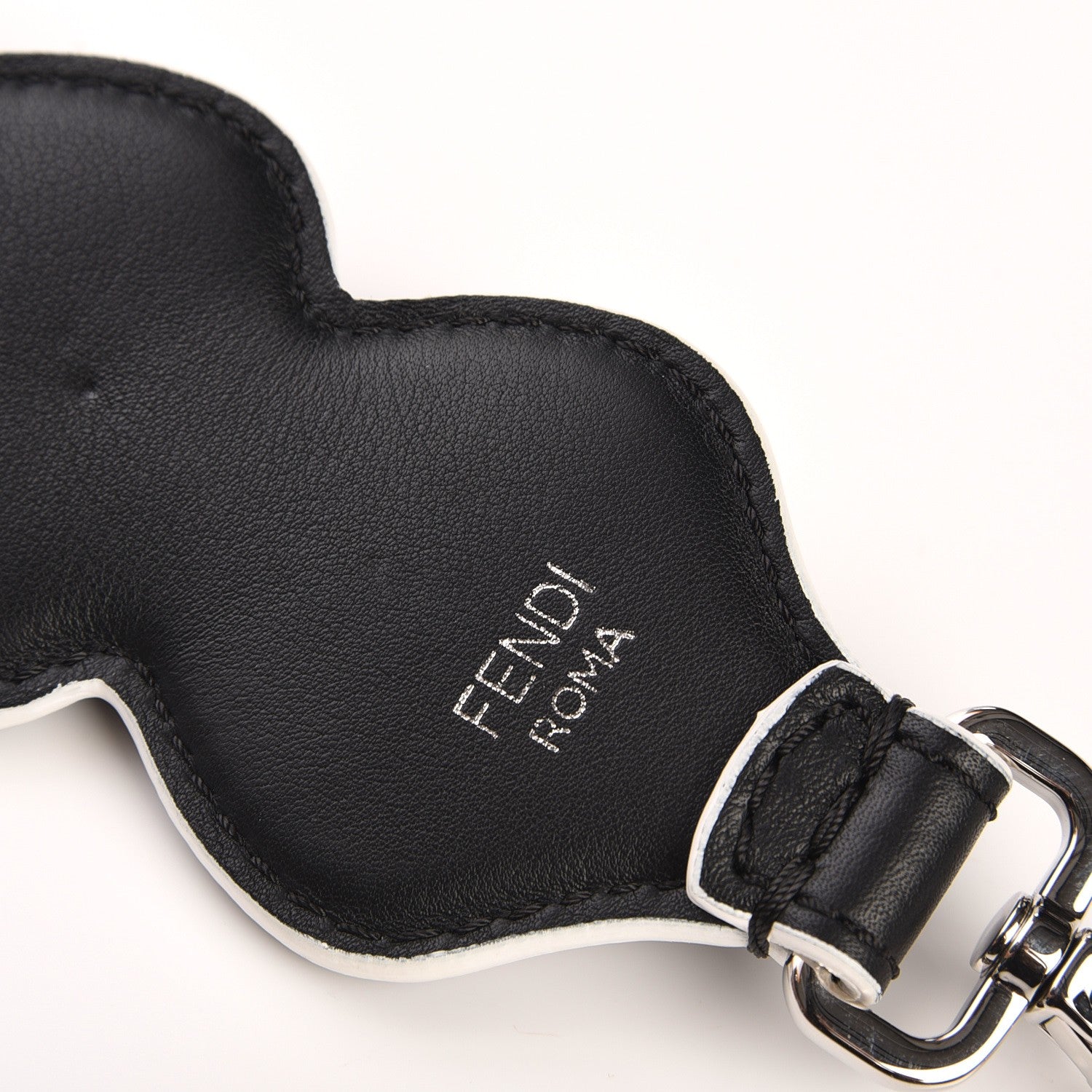 Fendi Vitello Dolce Heart Spike Studded Strap You Black Multicolor 4 of 6