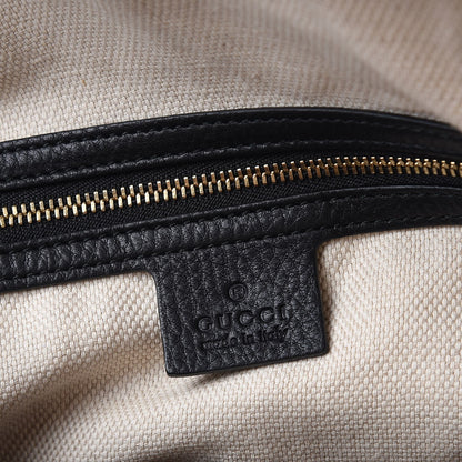 Gucci Pebbled Calfskin Medium Soho Bowler Black 6 of 9