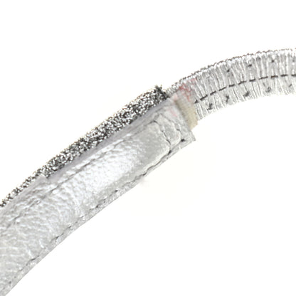 Christian Louboutin Glitter Calfskin Taralita 85 Thong Sandals 39 Silver 21 of 22