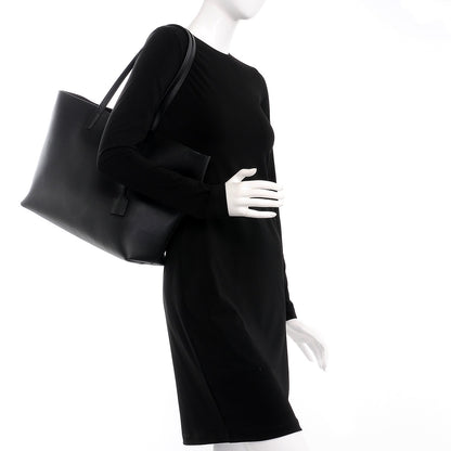 Saint Laurent Calfskin Large Shopping Tote Black 2 of 10