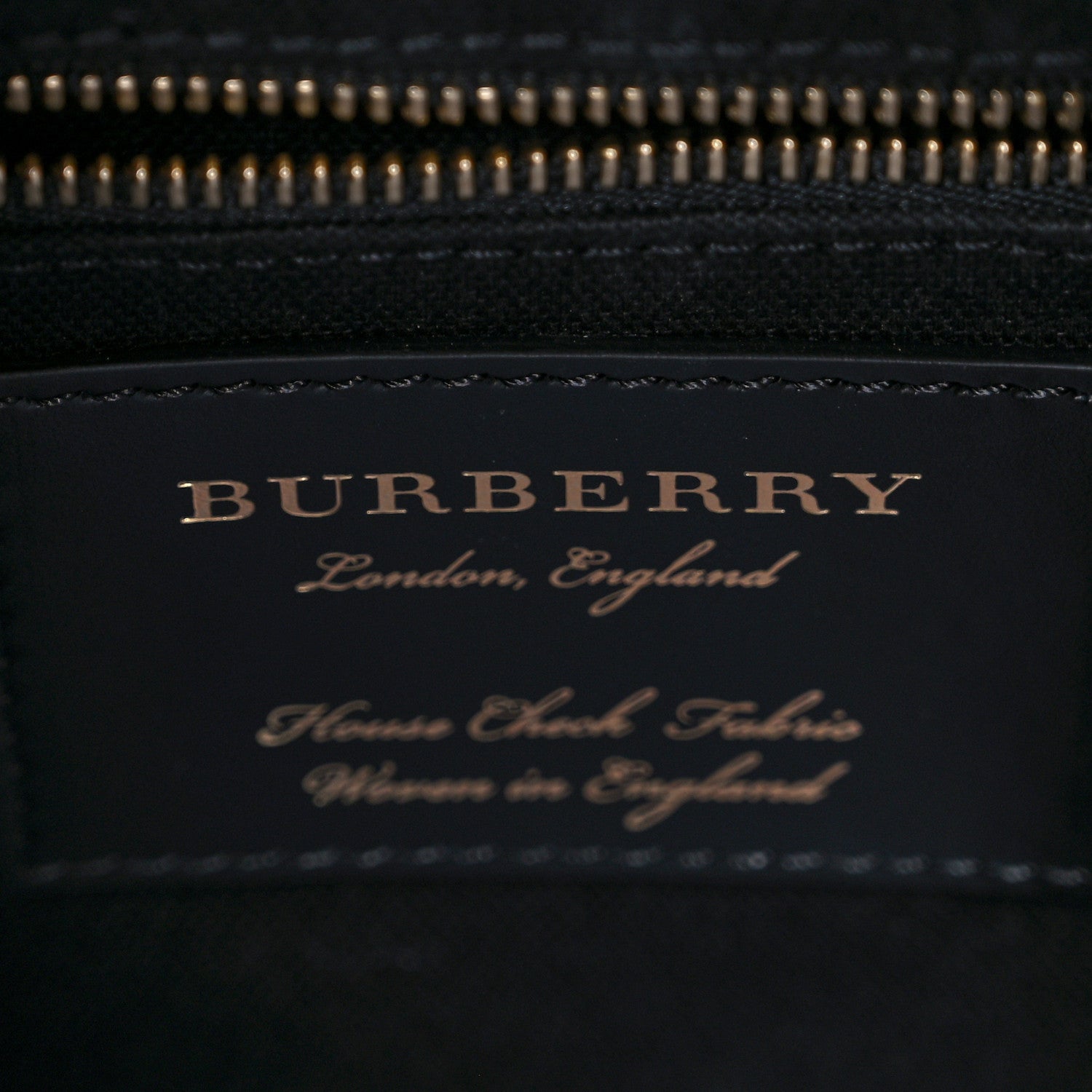 Burberry Derby Calfskin House Check Medium Camberley Black 7 of 10