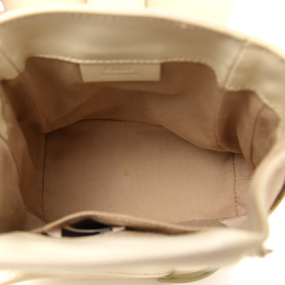 Chloe Calfskin Quilted Mini Faye Backpack Natural White 4 of 13