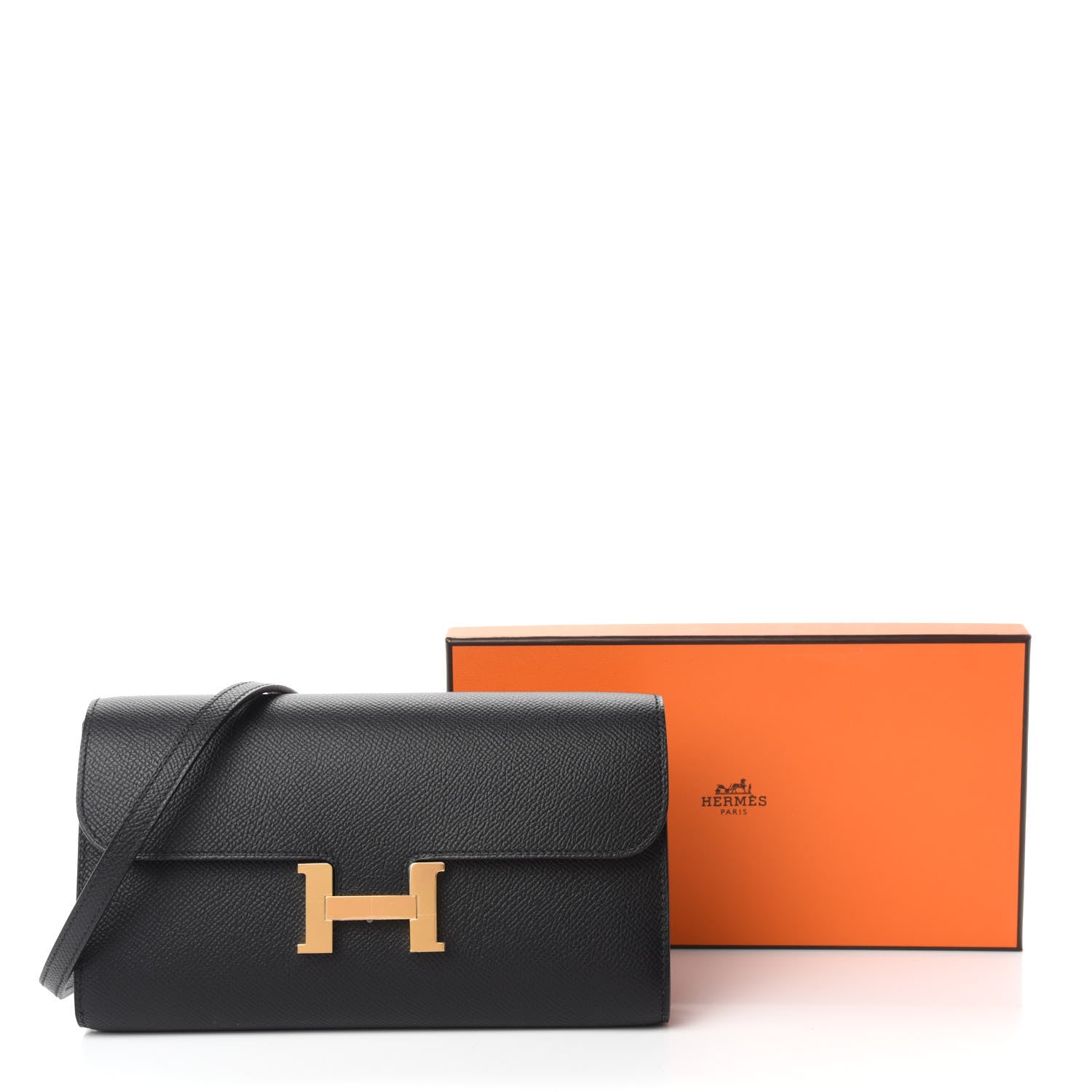 Hermes Epsom Constance Wallet To Go Black 11 of 11