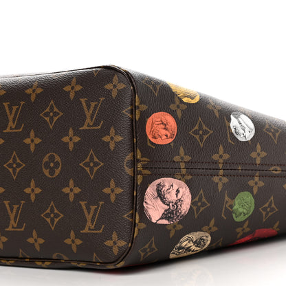 Louis Vuitton X FORNASETTI Monogram Cameo Neverfull MM 9 of 9