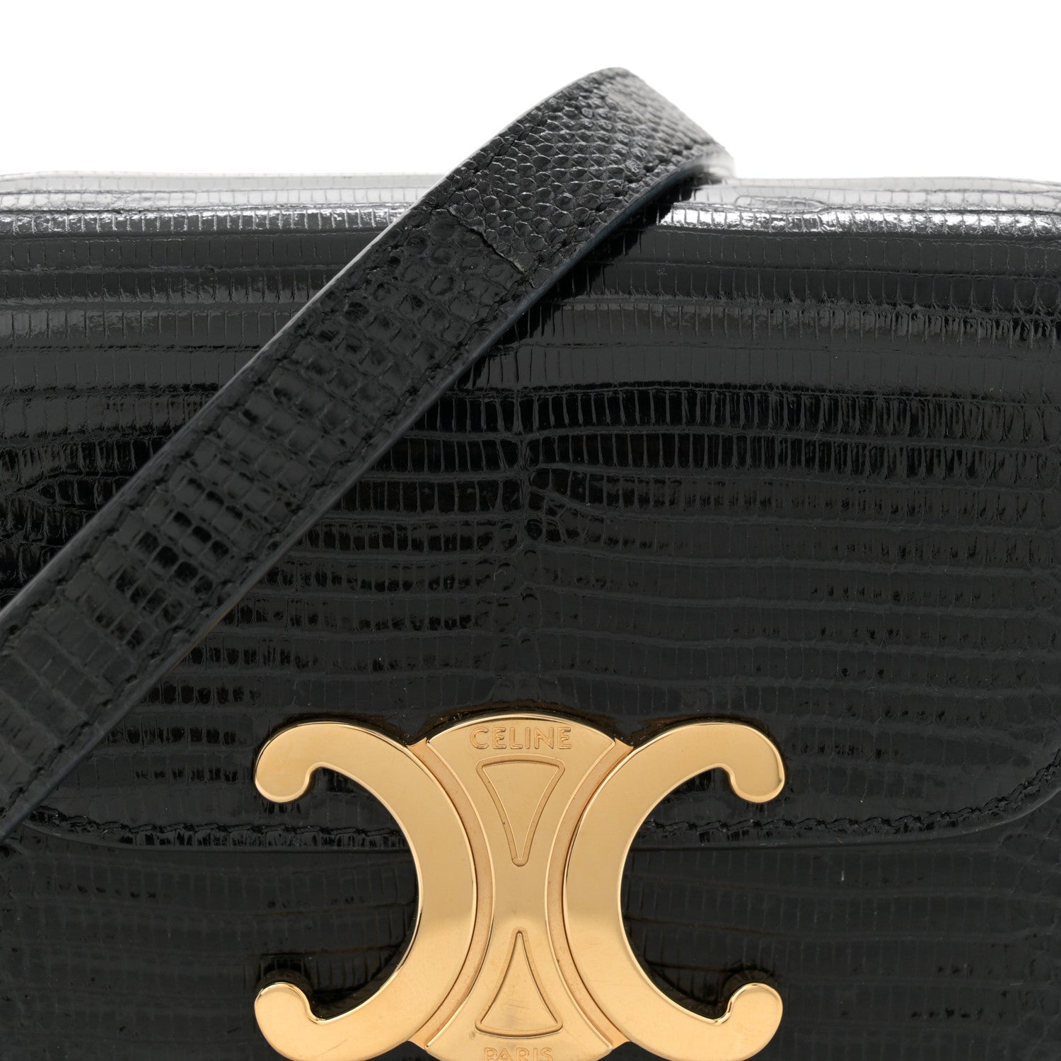 Celine Lizard Mini Claude Black 7 of 9
