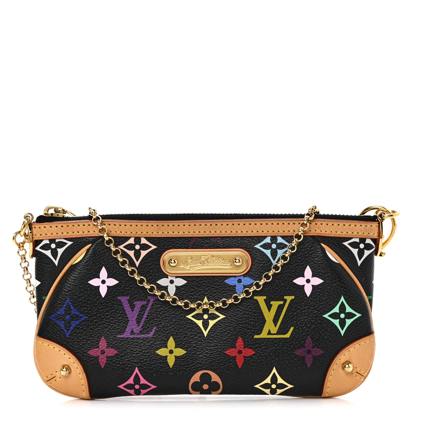 Monogram Multicolor Pochette Milla MM Black