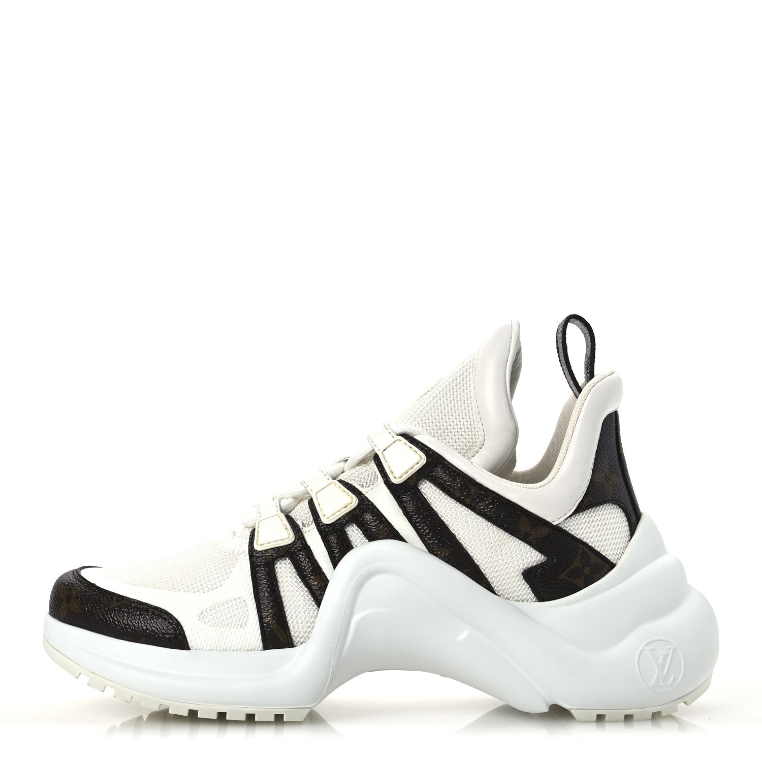 Louis Vuitton Patent Monogram LV Archlight Sneakers 37 White 1 of 11