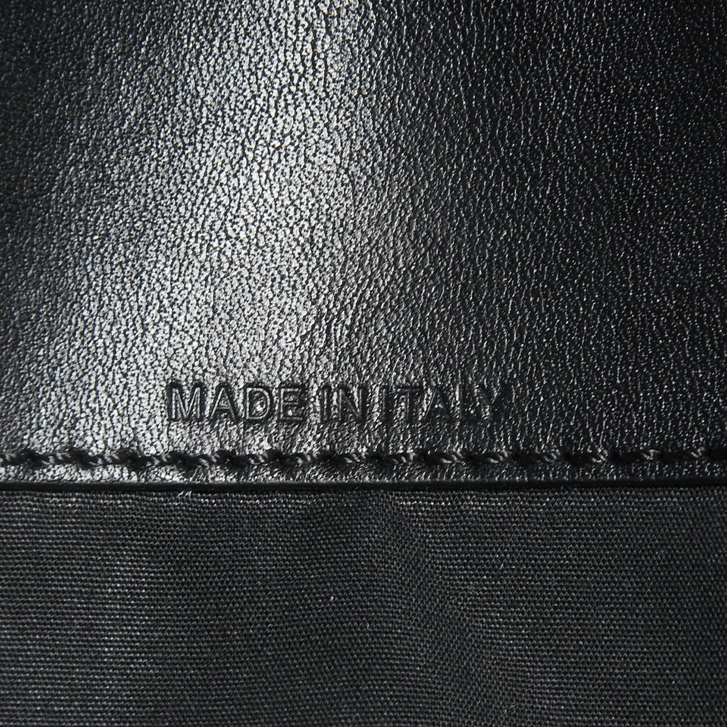 Perforated Goatskin Large Alice Clutch Anchor Grey