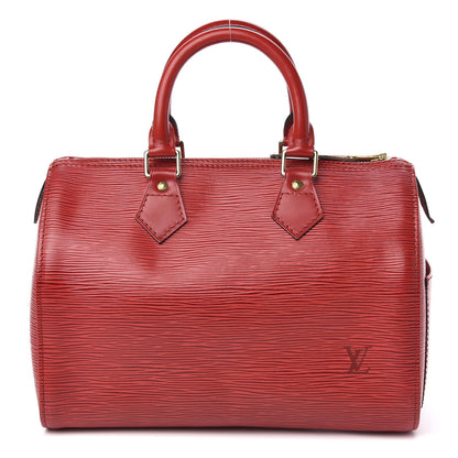 Louis Vuitton Epi Speedy 25 Rouge 1 of 10
