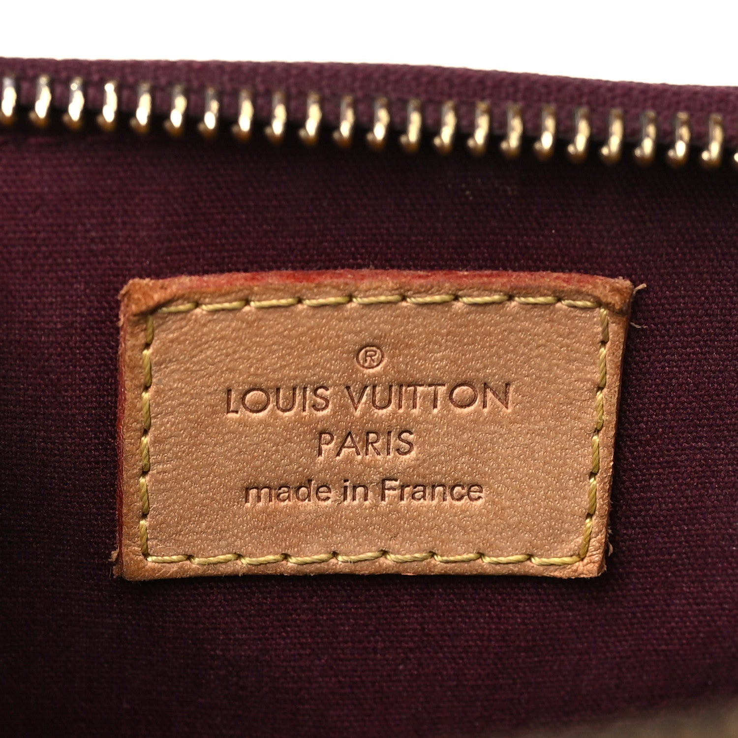 Louis Vuitton Vernis Sherwood GM Amarante 6 of 9