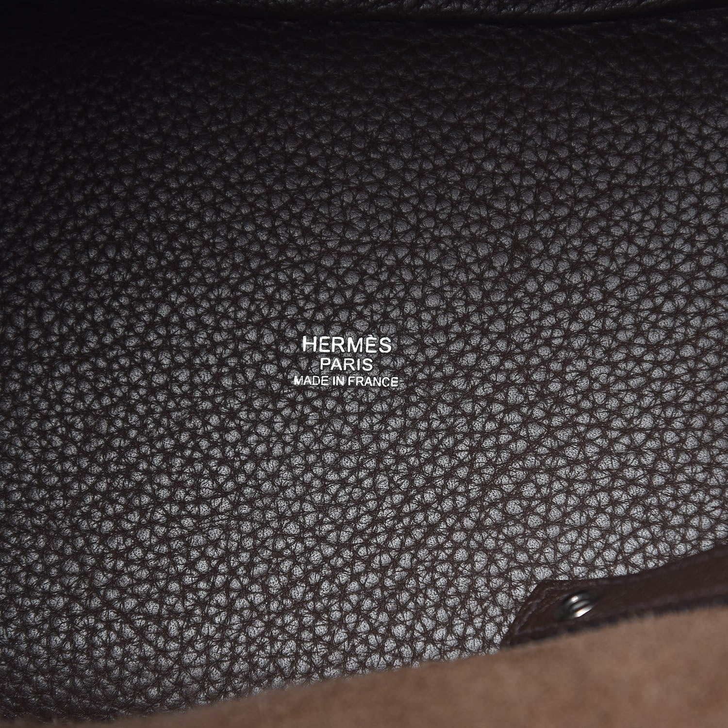 Hermes Taurillon Clemence Picotin 18 PM Cafe 6 of 11