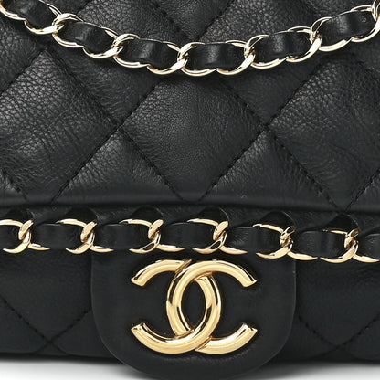 Chanel Calfskin Quilted Medium Chain Me Flap Black 7 of 10