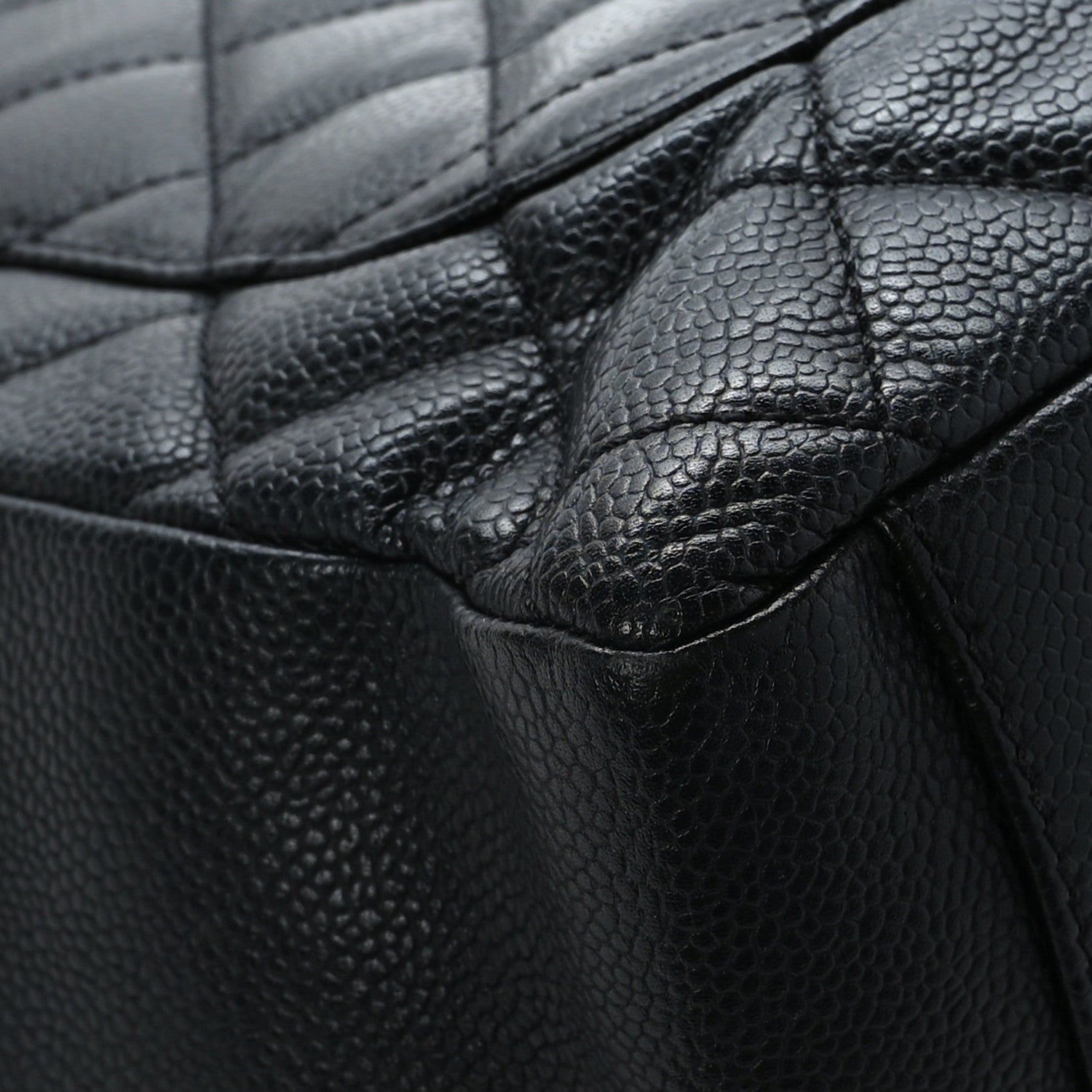 Chanel Caviar Quilted Grand Shopping Tote GST Black 10 of 11