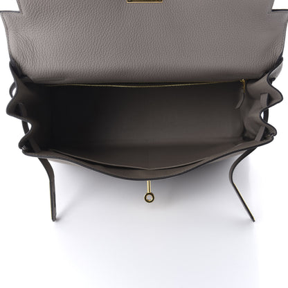 Hermes Togo Kelly Retourne 32 Gris Asphalte 5 of 10
